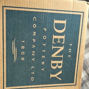 DENBY MARAKASH DESIGN 5 PIECE PLACE SETTING FOR FOUR . BRAND NIB . Never opened